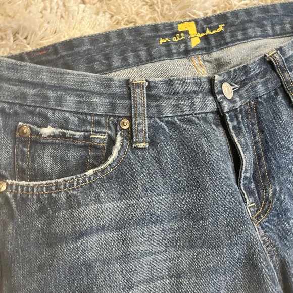 7 for all Mankind Classic Flare Jeans Size 30 - Picture 6 of 7